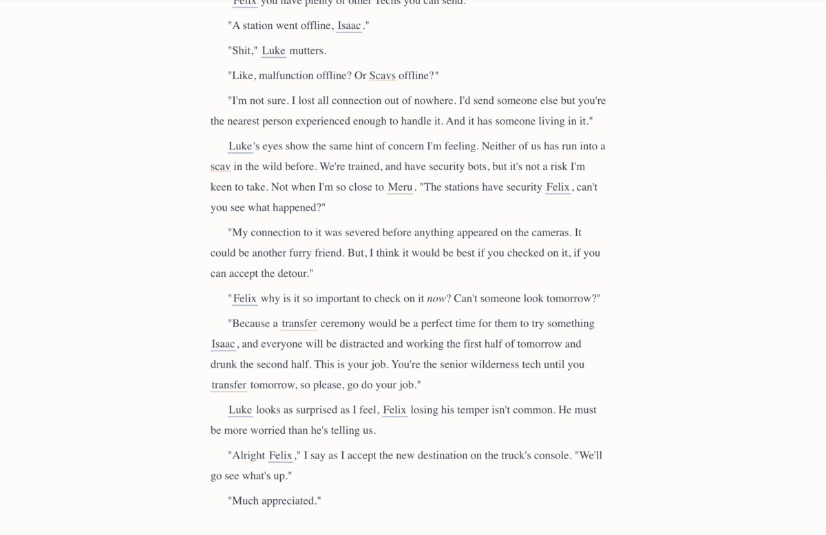 Distraction-Free Writing Interface